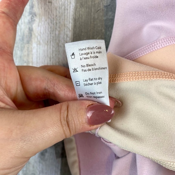 L*Space Active New Heights Sports Bra in Sage/Just Peachy/Peony/Bone Size Large. - Picture 5 of 14